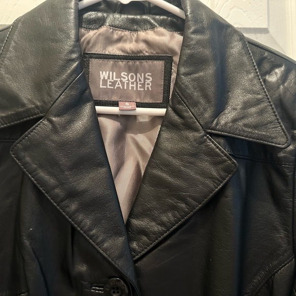 Wilsons Leather Women's Black Button-Up Jacket - Picture 3 of 8